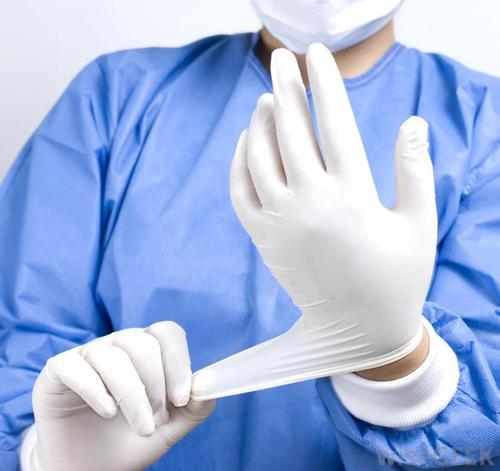 surgical latex gloves